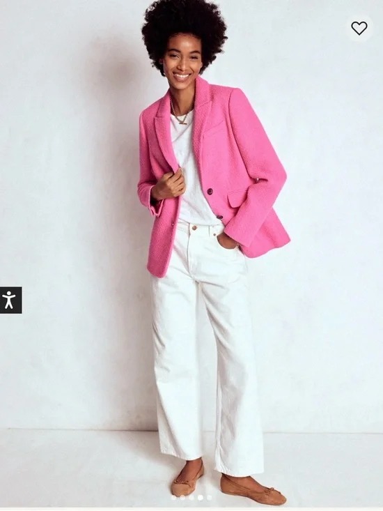 Boden Bouclé Women's Blazer Jacket  sizeUS 2/UK 6- - Picture 3 of 11